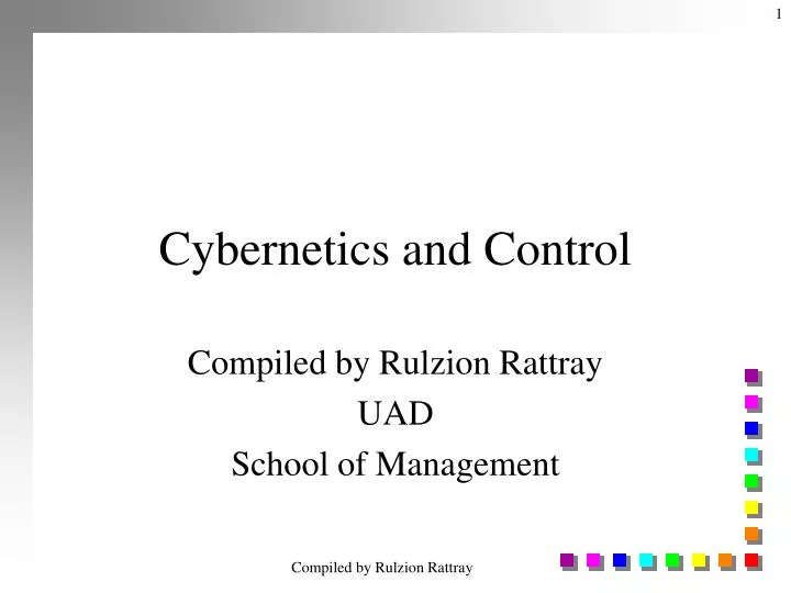 cybernetics and control