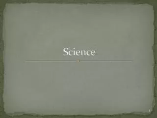 science