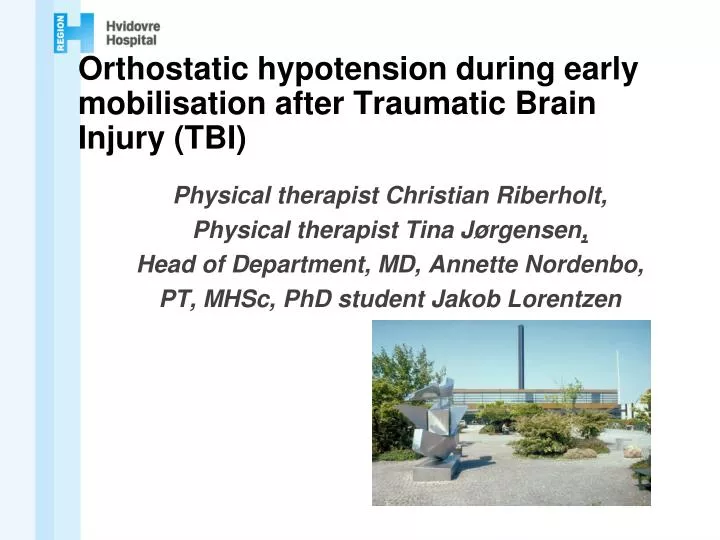 orthostatic hypotension during early mobilisation after traumatic brain injury tbi