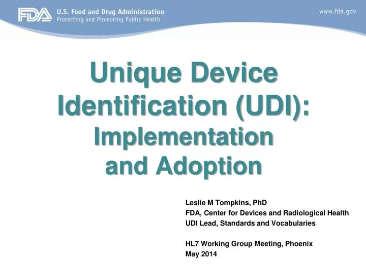 unique device identification udi implementation and adoption