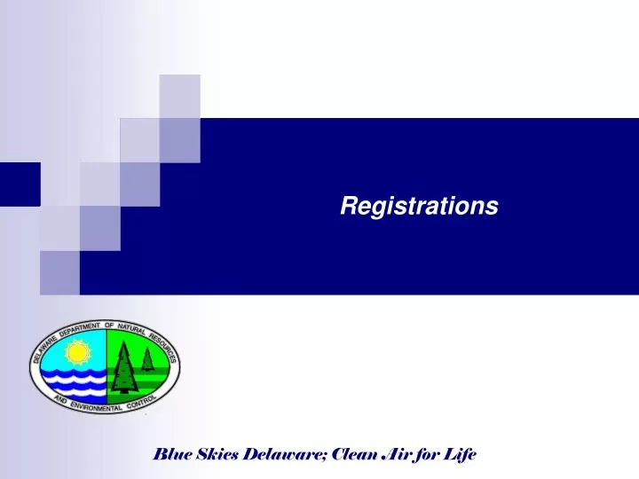 registrations