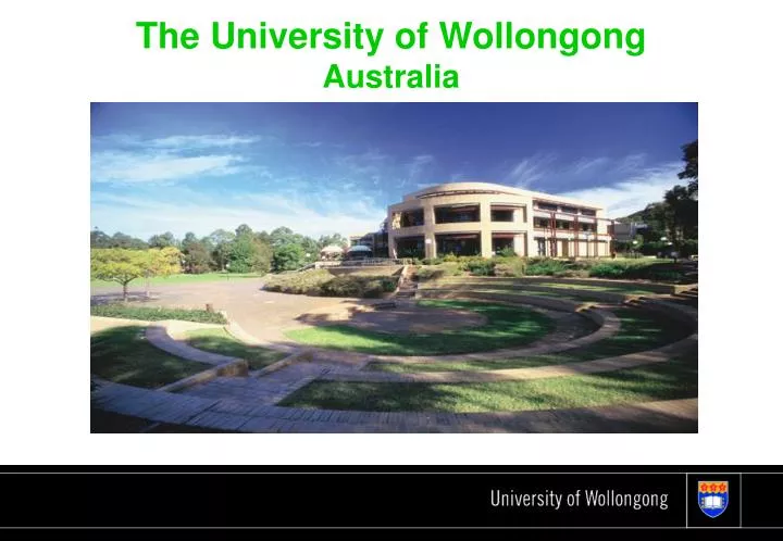 the university of wollongong australia