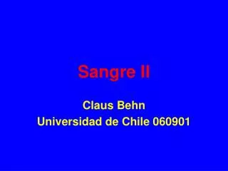 sangre ii