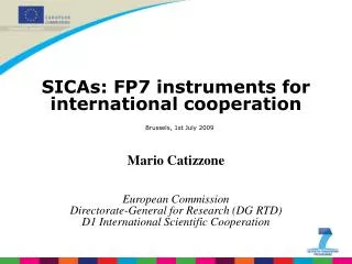 International cooperation in FP7: more ambitious