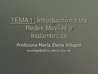 tema 1 introducci n a las redes m viles e inal mbricas