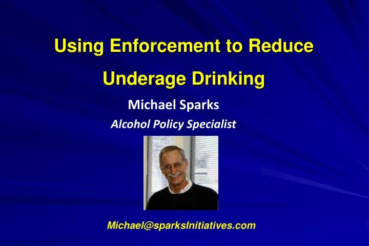 using enforcement to reduce underage drinking