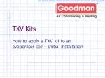 TXV Kits - slide 1