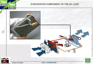 EVAPORATOR:COMPONENT OF THE AC LOOP