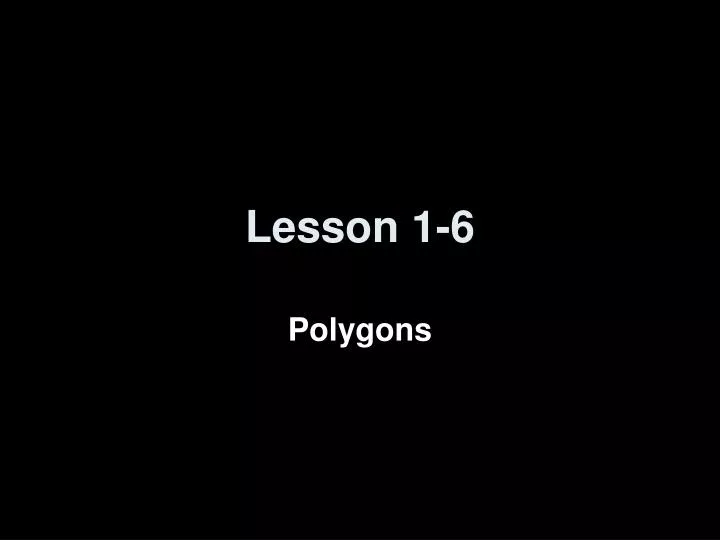 lesson 1 6