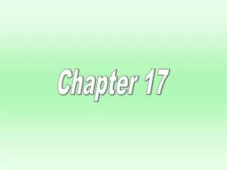 chapter seventeen