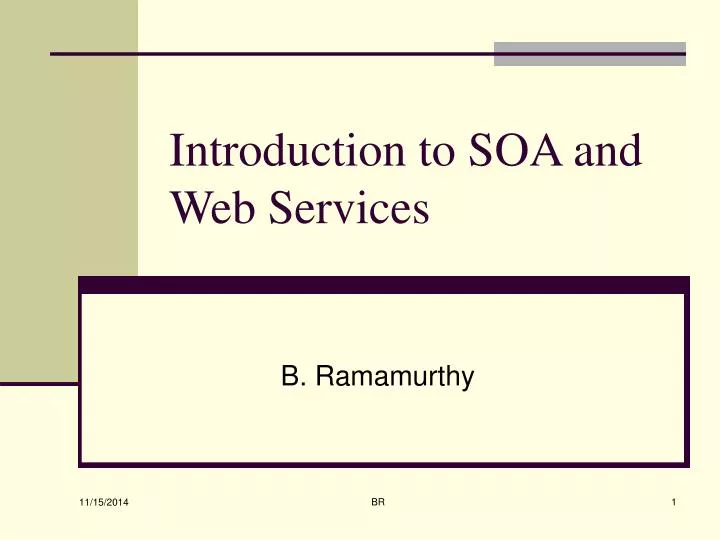 introduction to soa and web services