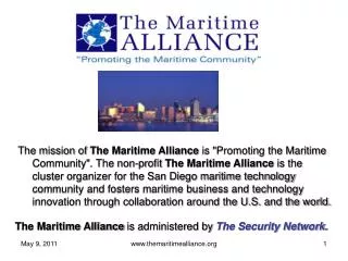 Key attributes of The Maritime Alliance :