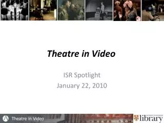 Theatre in Video
