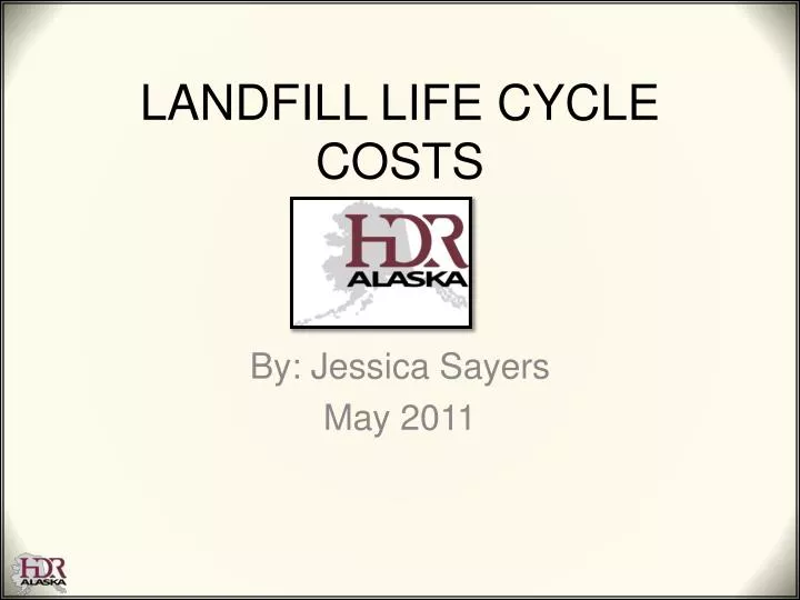 landfill life cycle costs