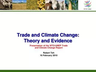 Trade and Climate Change: Theory and Evidence