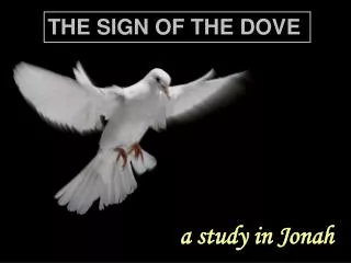 THE SIGN OF THE DOVE