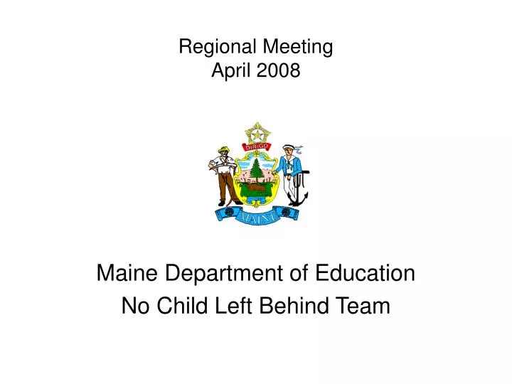regional meeting april 2008