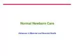 PPT - Normal Newborn PowerPoint Presentation, free download - ID:775168
