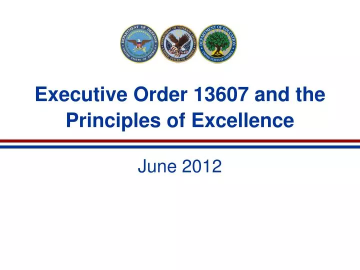 executive order 13607 and the principles of excellence
