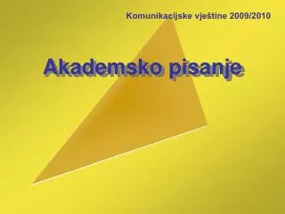 akademsko pisanje