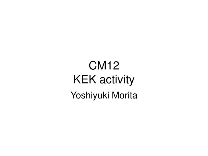 cm12 kek activity