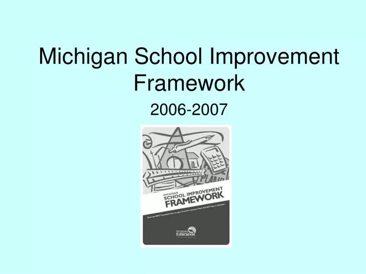 michigan school improvement framework