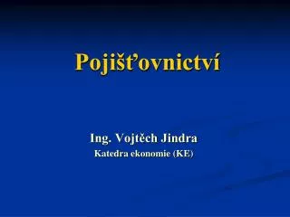 poji ovnictv