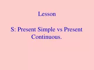 Lesson