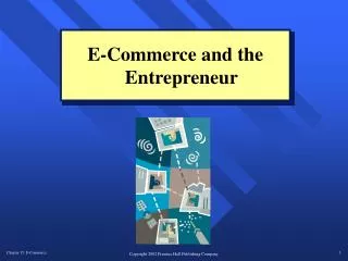 E-Commerce and the Entrepreneur