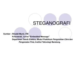 steganografi