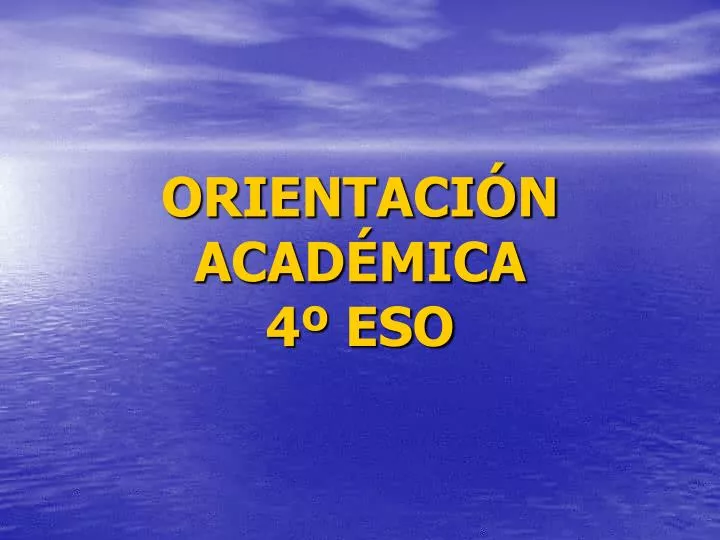 orientaci n acad mica 4 eso