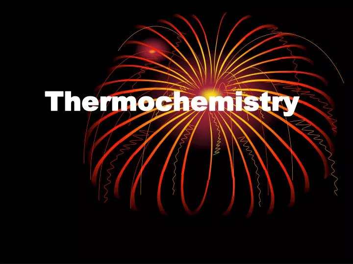 thermochemistry