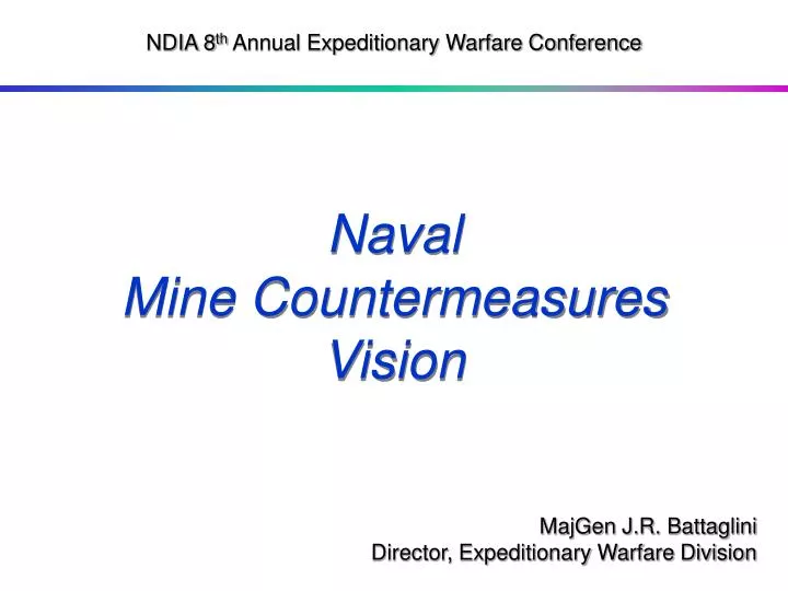 naval mine countermeasures vision