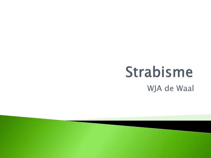 strabisme