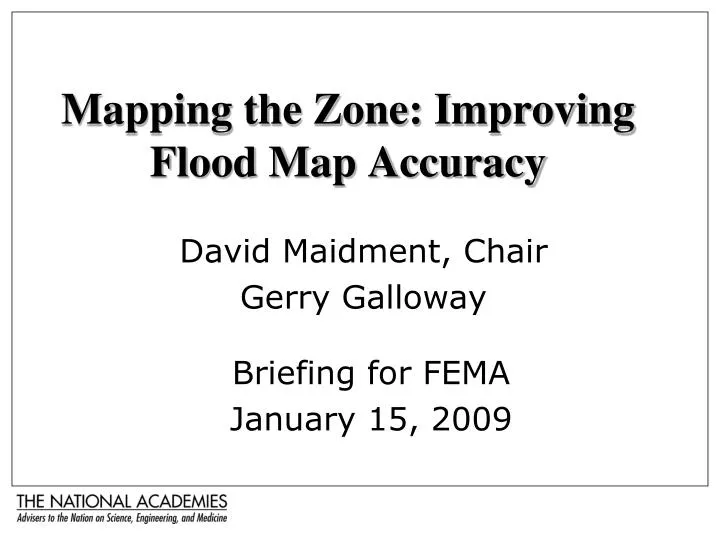 mapping the zone improving flood map accuracy