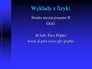 wyk ady z fizyki