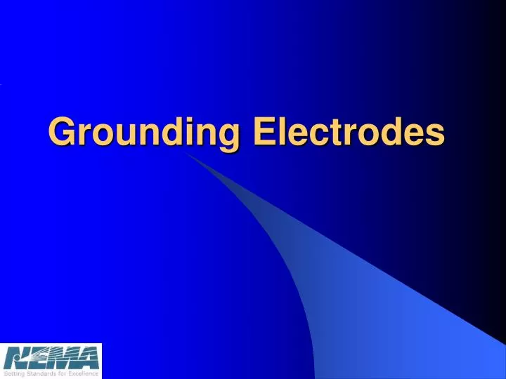 grounding electrodes