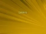 Lasers - slide 1