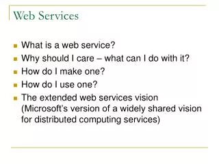 Web Services