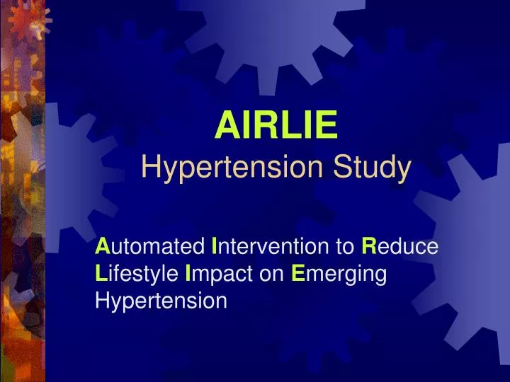 airlie hypertension study