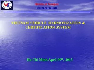 Ministry of Transport Vietnam register