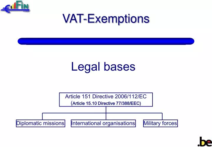 vat exemptions