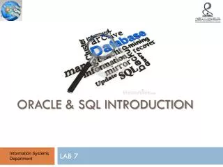 oracle sql introduction