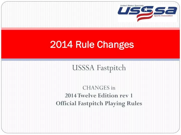2014 rule changes
