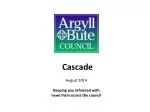Council News Update: August 2014 - slide 1