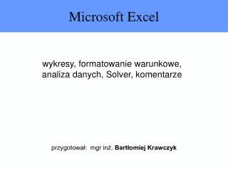 microsoft excel