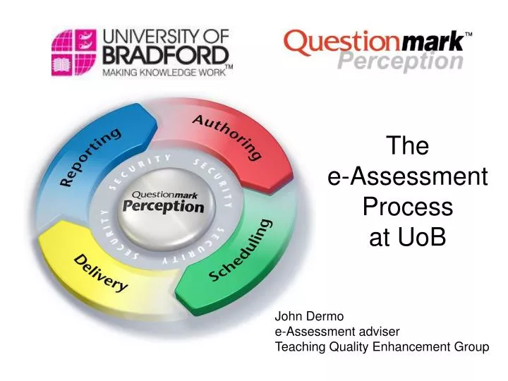 the e assessment process at uob