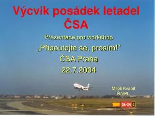 v cvik pos dek letadel sa