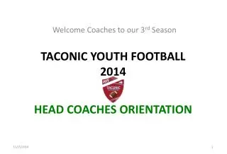 TACONIC YOUTH FOOTBALL 2014