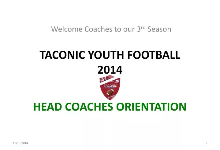 taconic youth football 2014